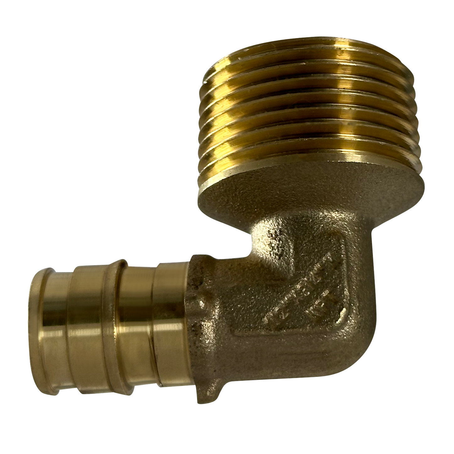 Measuring Pex A 1/2" x 3/4" Male NPT Elbow Specifically