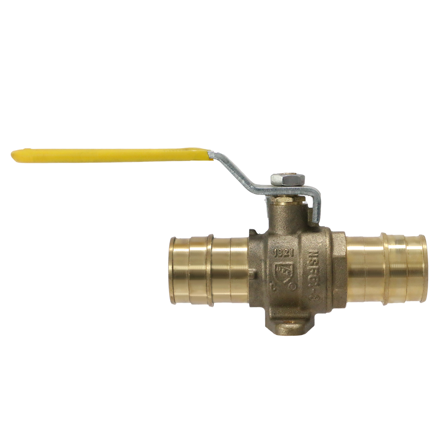 Measuring Pex A 1" x 1" Ball Valve with Drop Ear Specifically
