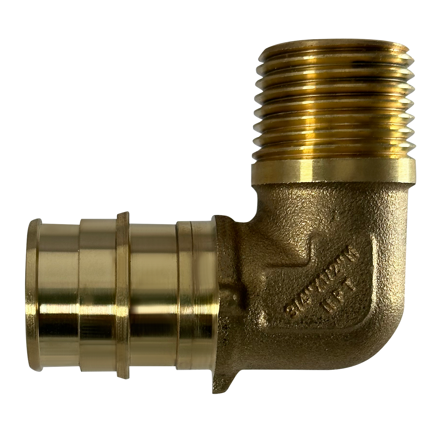Measuring Pex A 1/2" x 3/4" Male NPT Elbow Specifically