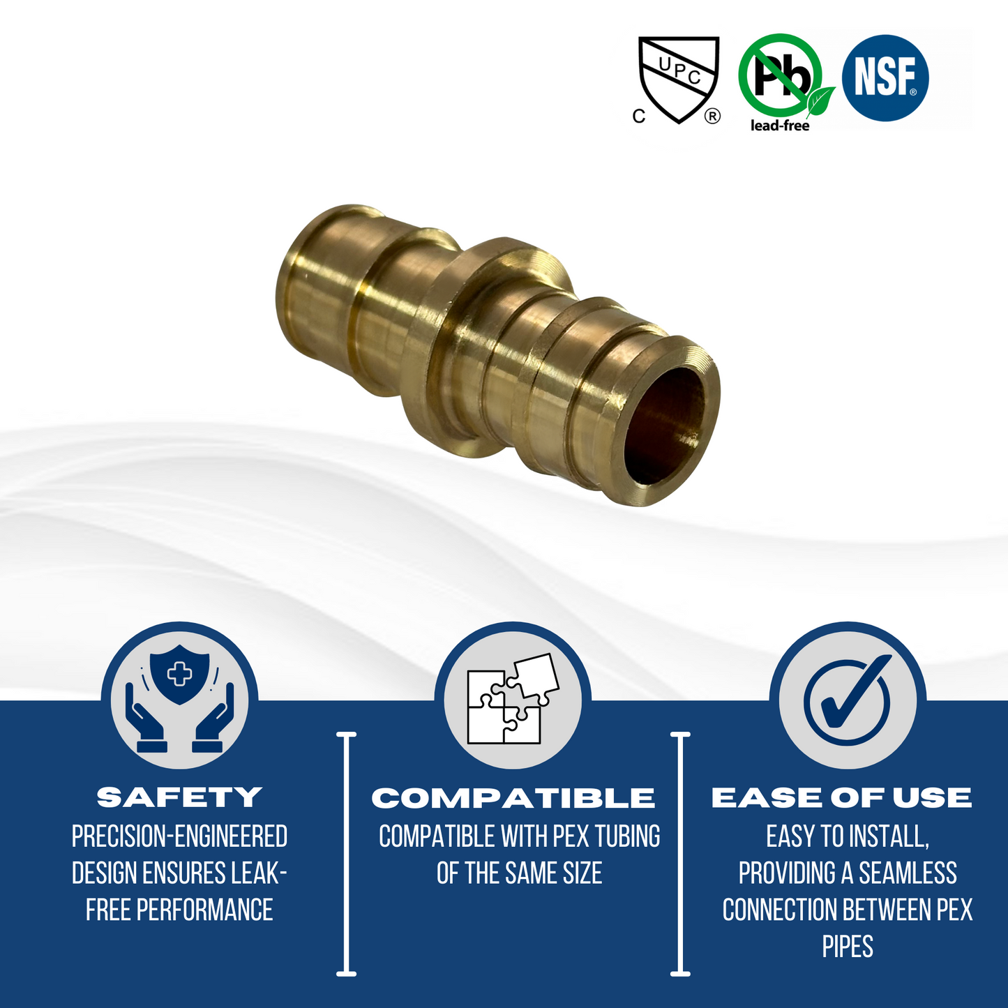 Measuring Pex A 1" x 1" Coupling Specifically