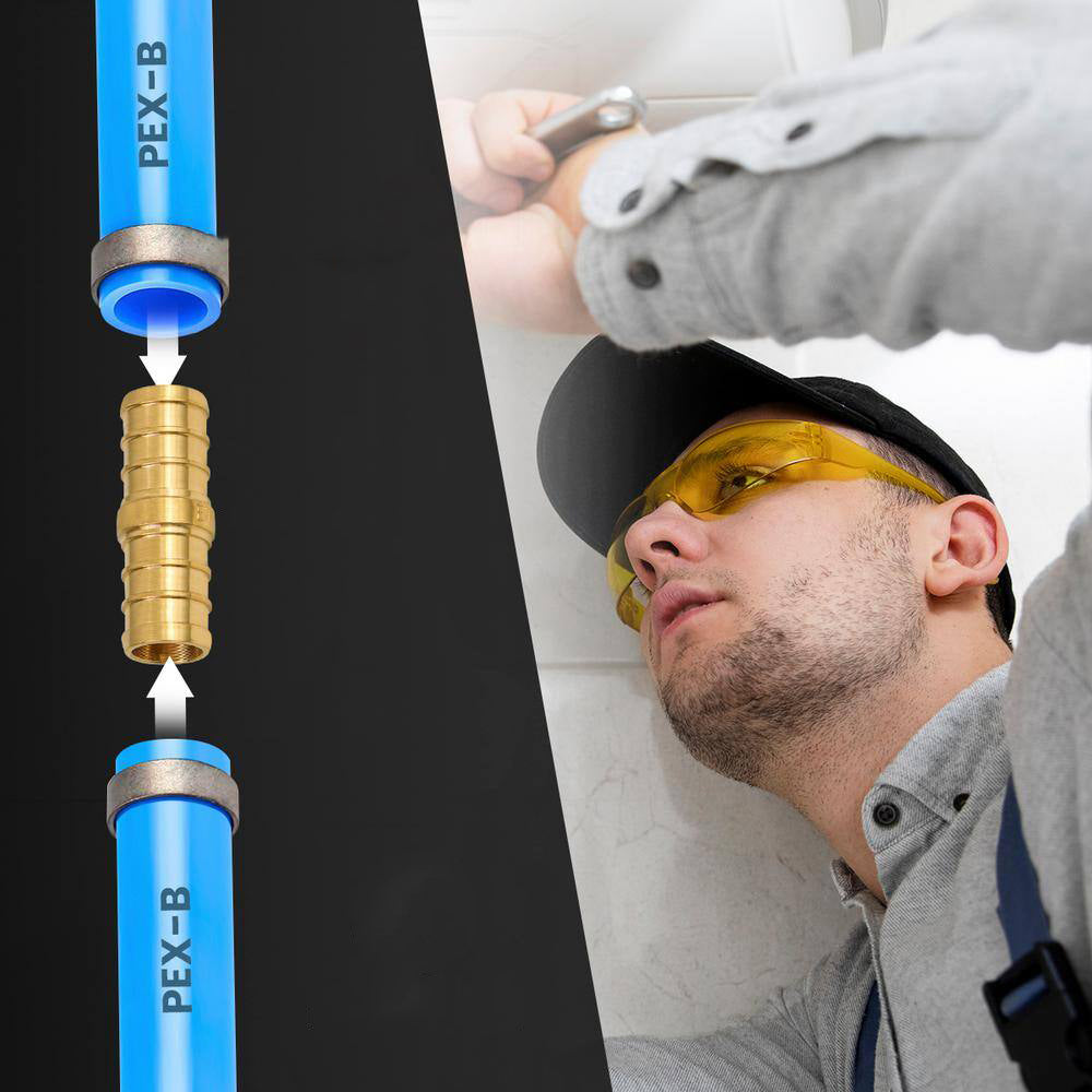 1/2 inch Pex x 1/2 inch Female Swivel Adapter Brass Measuring Specifically Pex Barb Crimp FNPT