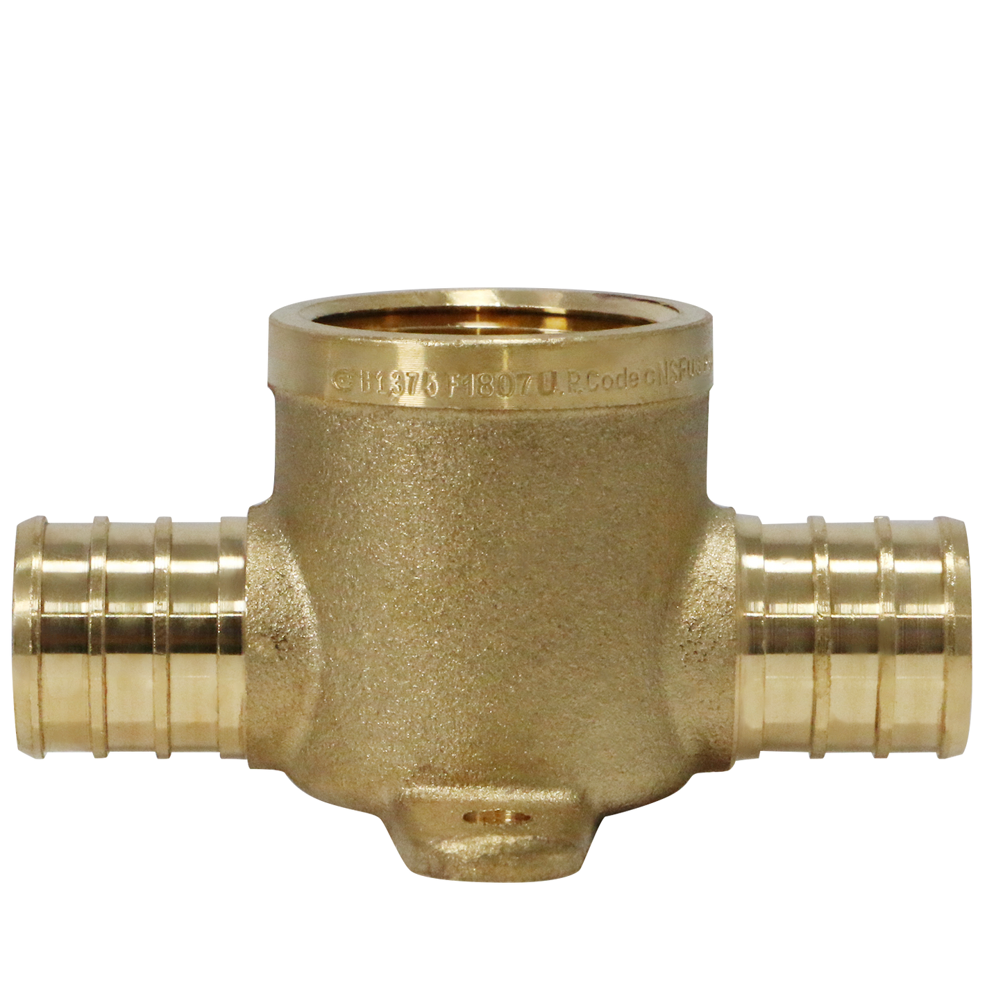 Measuring Barb Crimp Pex 1" x 1" x 1" Female NPT Tee Specifically