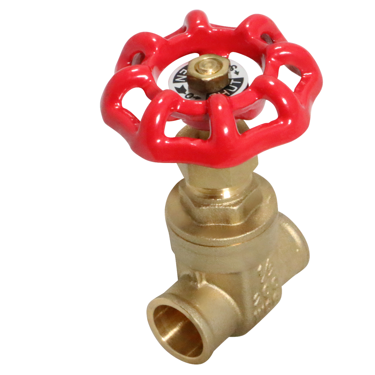 1/2" Sweat Gate Valve WOG (Water Oil and Gas) Measuring 1/2" Sweat Gate Valve, WOG (Water, Oil and Gas) Specifically Sweat Gate Valve