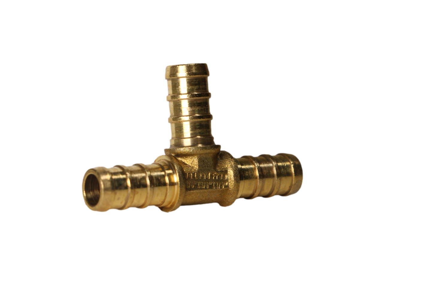 Pex Barb Crimp Tee Measuring 3/8" Specifically Pex Tee