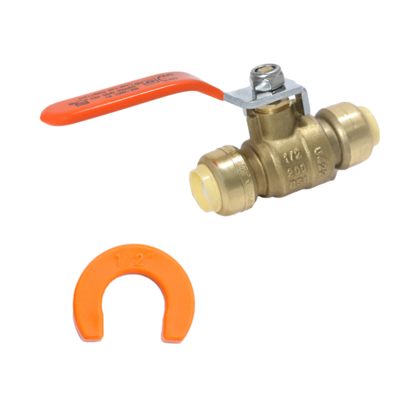 Measuring Push Fit 3/4" x 3/4" Ball Valve Specifically Push Fit Ball Valve