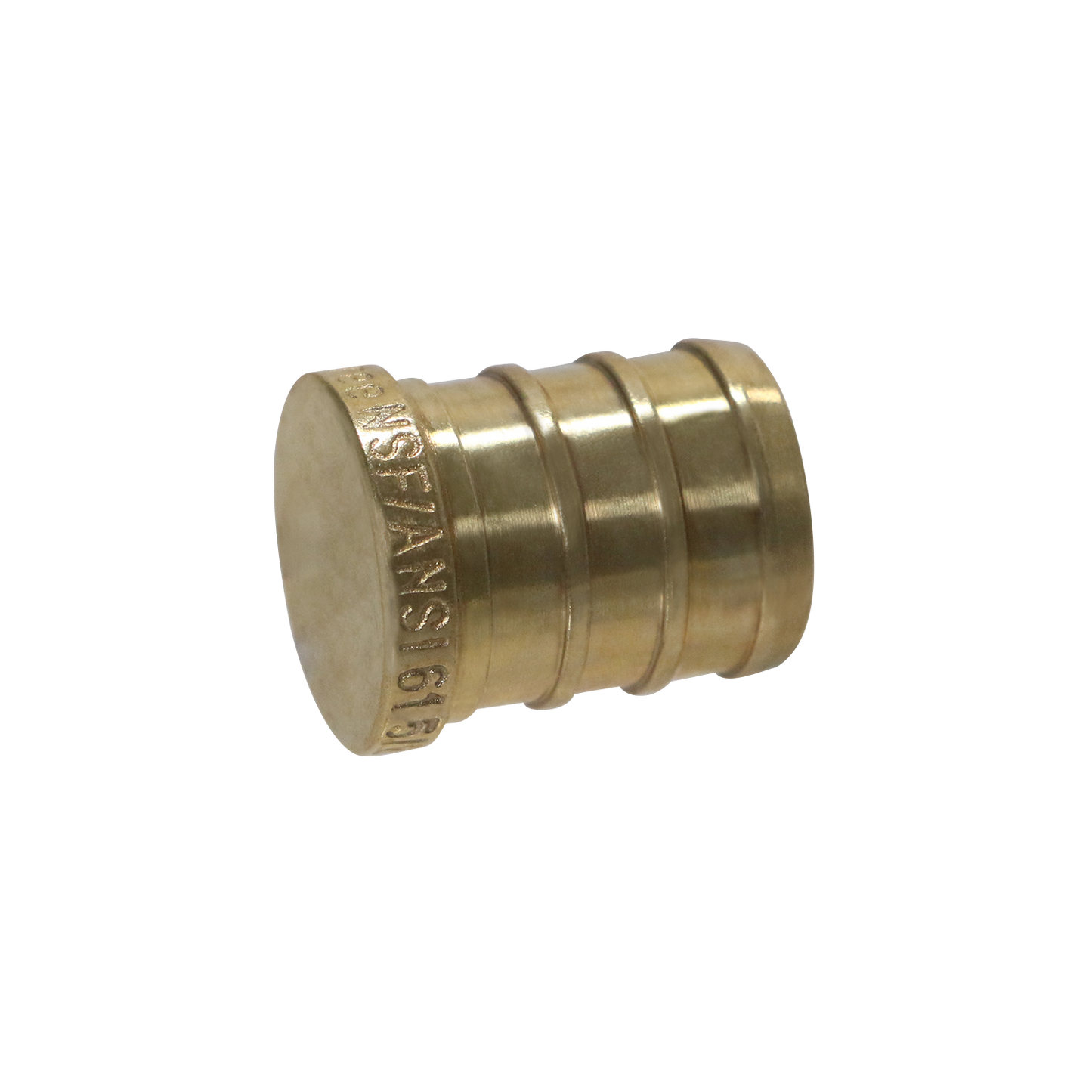 Pex Barb Crimp Plug End Cap Measuring 3/8" Pex B Plug Specifically Pex Barb Crimp Plug