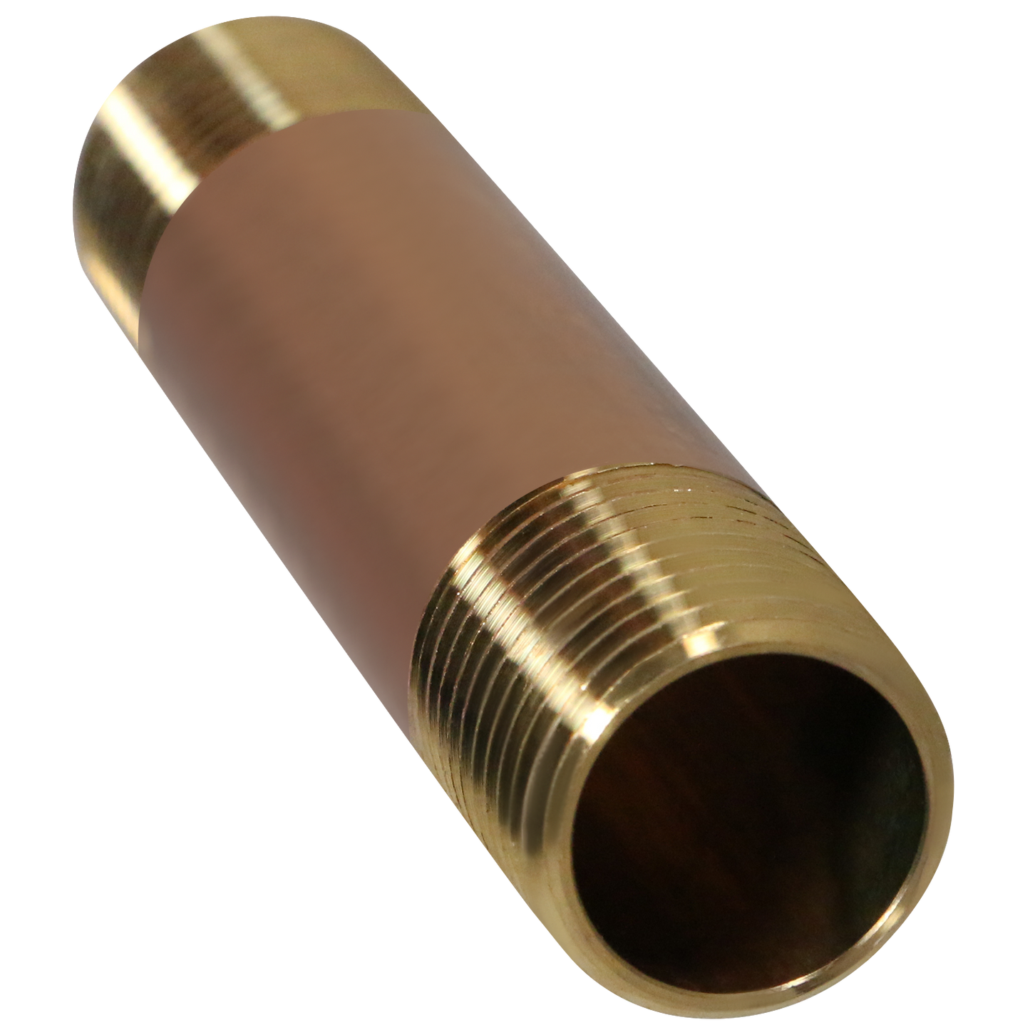 1/2 in x 4 in Red Brass Nipple 1/2 in x 4-1/2 in Red Brass Nipple Measuring 1/2 inch x 4 inch Specifically Brass NippleBrass Nipple