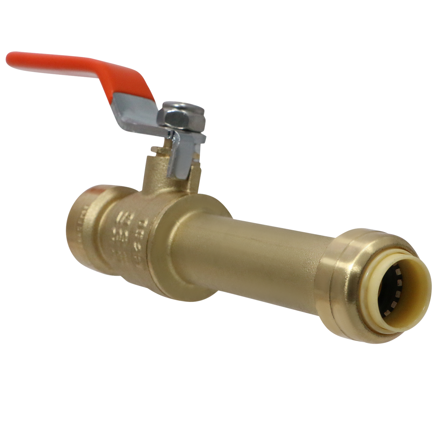 Push Fit Slip Ball Valve Brass Measuring 1/2" Push Fit Slip Ball Valve Specifically Push Fit Slip Ball Valve