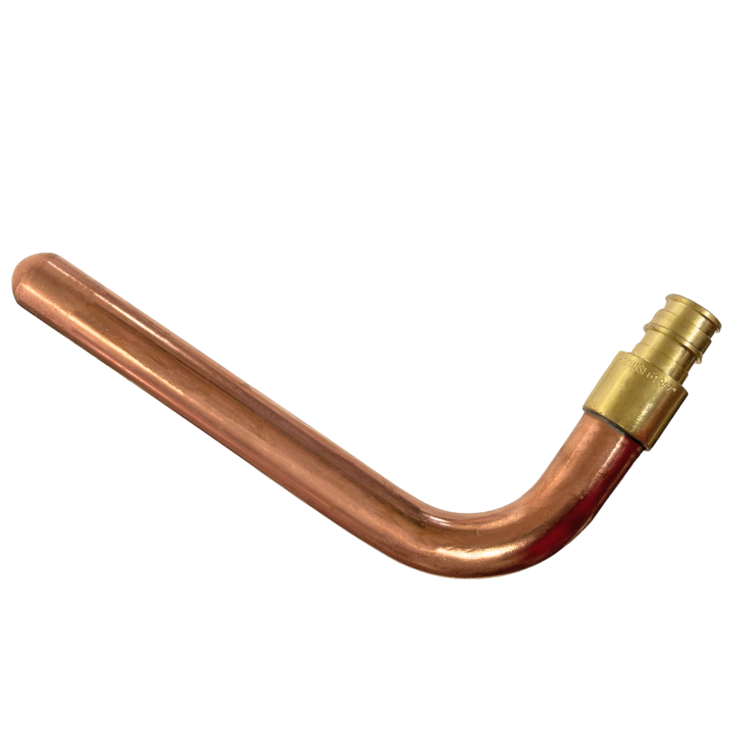 Measuring 1/2 inch Pex A Stub Out Elbow with Flange | 3-1/2"x 8" Specifically