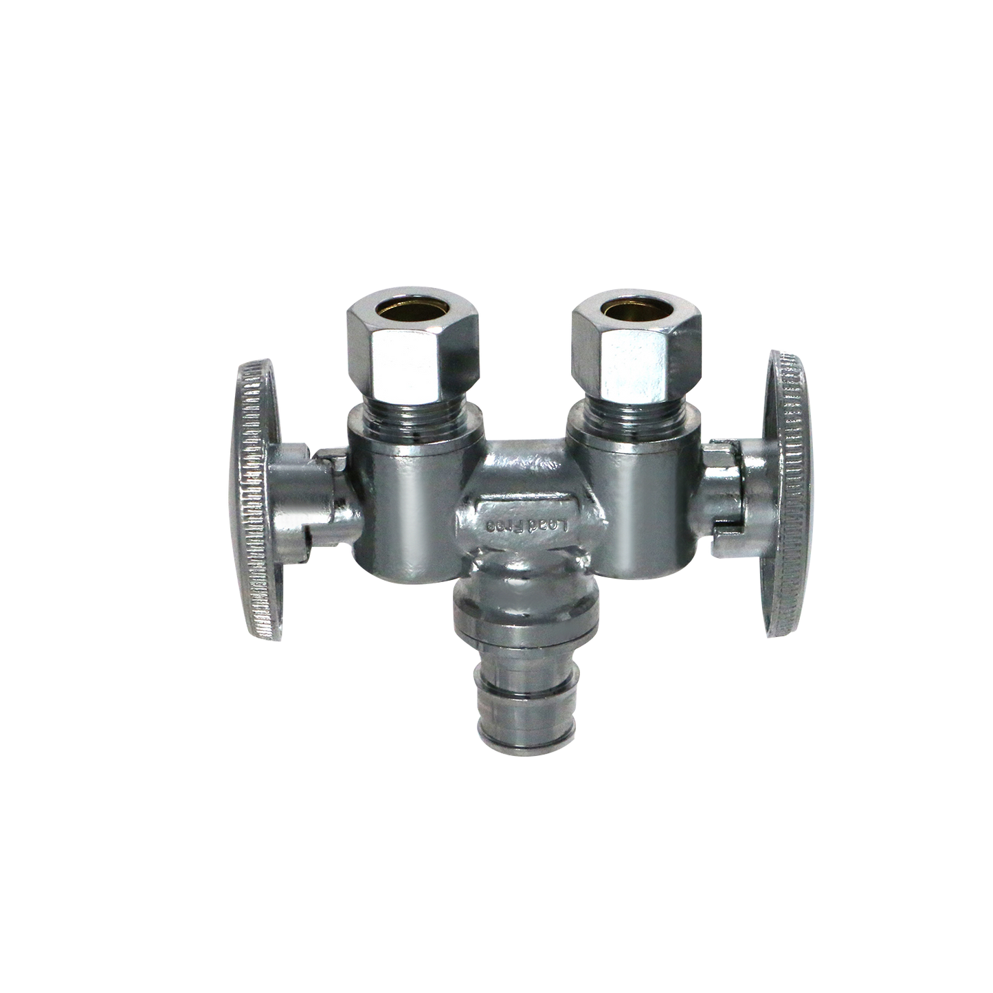 Pex A Expansion Dual OD Compression Straight Valve Measuring Pex Expansion 1/2" x 3/8" OD Compression Dual Valve Specifically Pex A Expansion Valves
