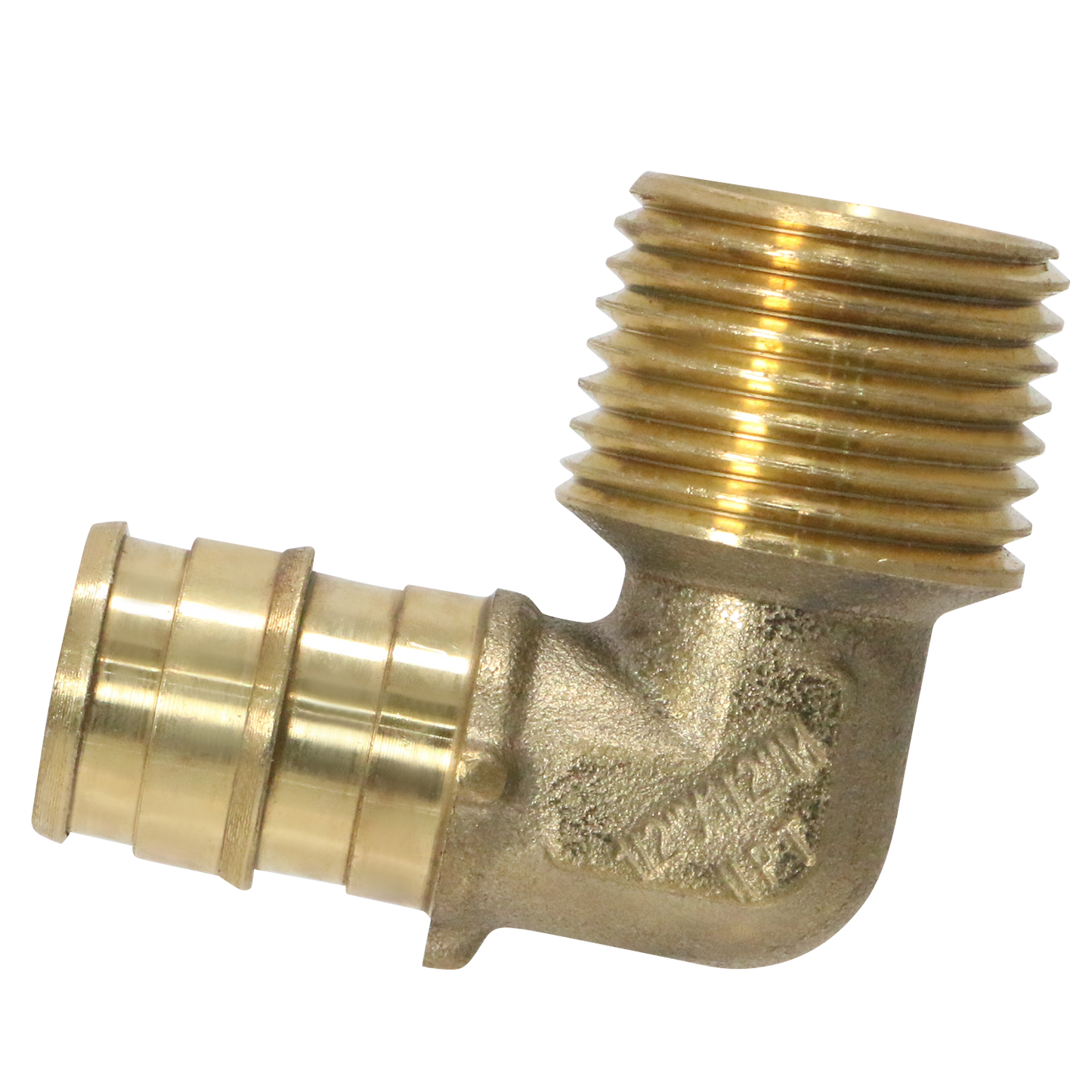 XFITTIG Pex-A Expansion MNPT Elbow Measuring Pex A 1/2" x 1/2" Male NPT Elbow Specifically Pex A Male NPT Elbow