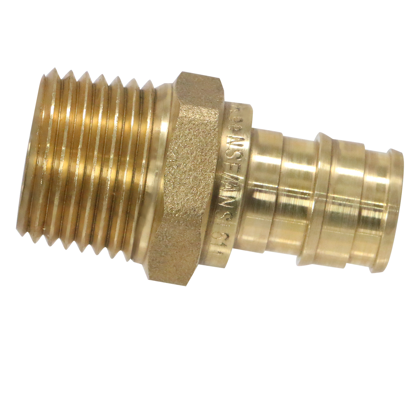 Pex-A Expansion MNPT Measuring Pex A 1/2" x 1/2" Male NPT Specifically Pex A Male NPT