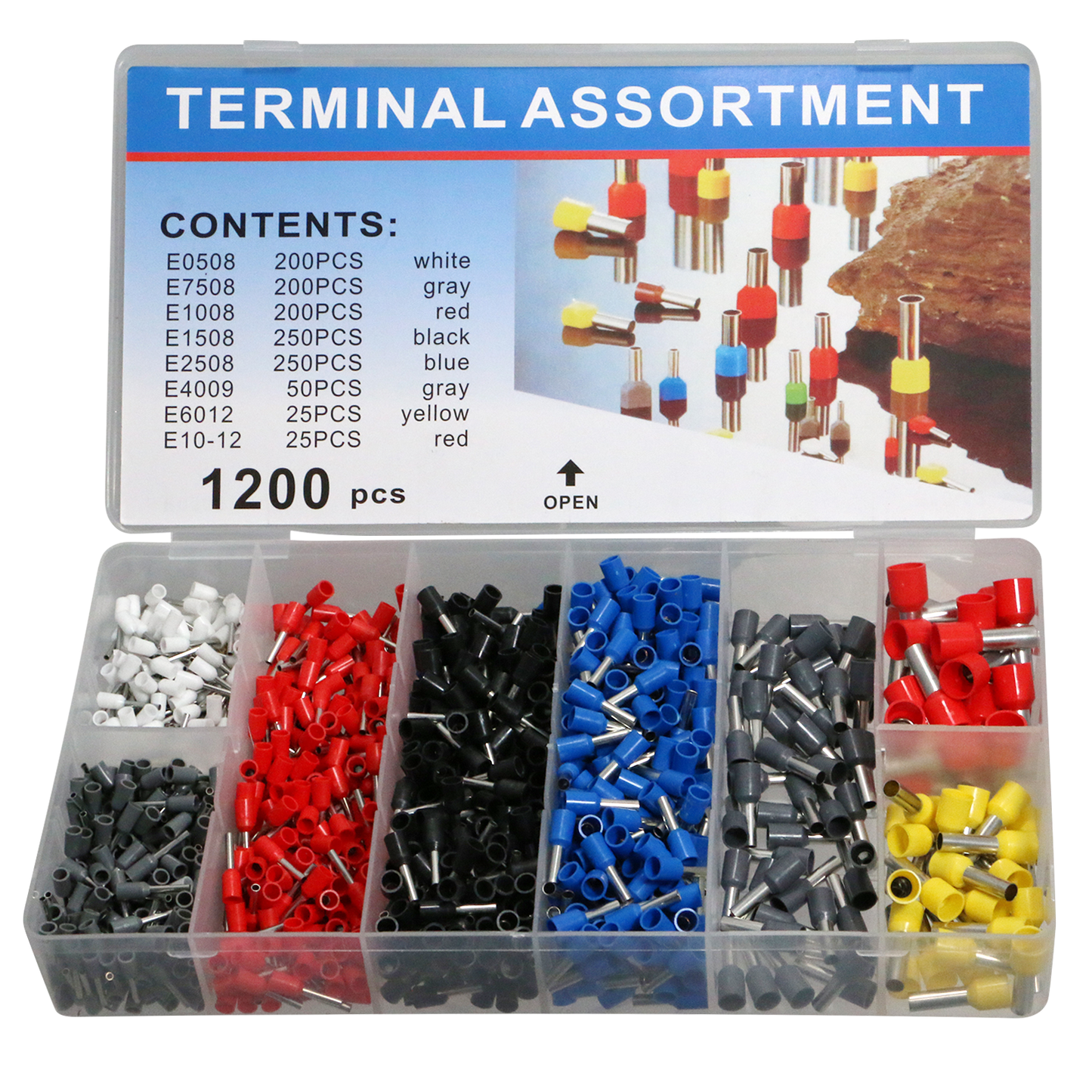 1-Pack 1200 Pcs Wire Ferrules with Crimpers Pliers Kit Adjustable Ratchet Tools with Terminals Connectors AWG 23-7 0.5-10mm² Red Brass Nipple | 1/2 in x 2-1/2 in Measuring 1 Specifically Wire FerrulesRed Brass Nipplewashing machine outlet