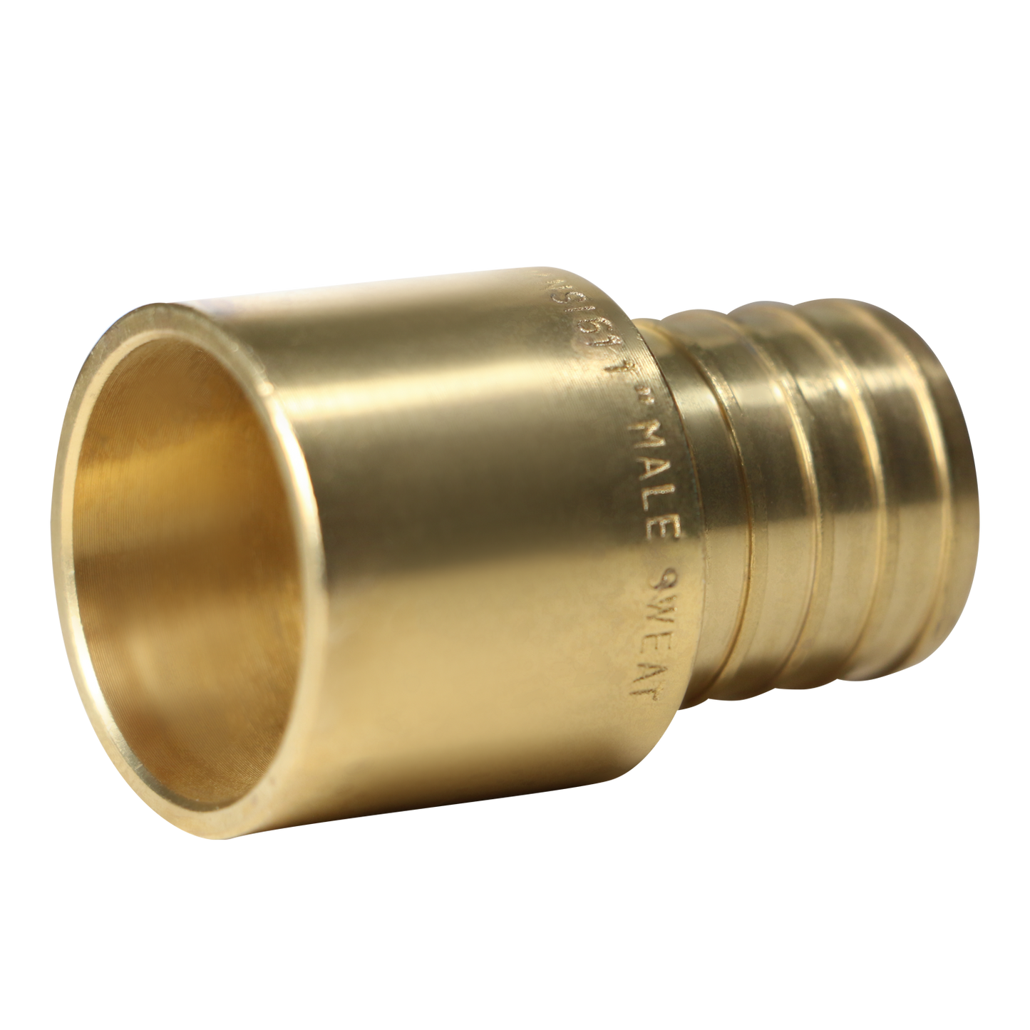 Measuring Pex B 3/4" x 3/4" Male Sweat Adapter Specifically Pex Barb Crimp Male Sweat Adapter