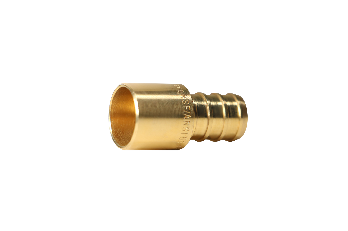 Pex Barb Crimp x Male Sweat Adapter Measuring Pex B 1/2" x 1/2" Male Sweat Adapter Specifically Pex Barb Crimp Male Sweat Adapter
