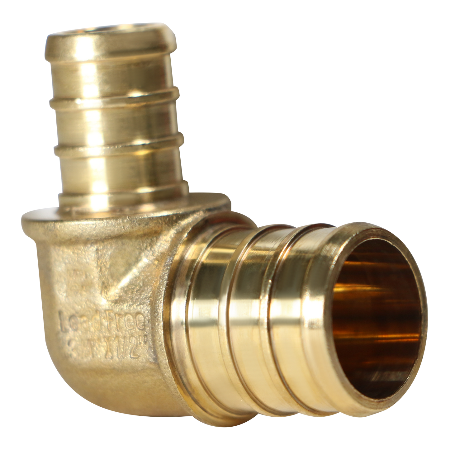 Measuring 3/4" x 1/2" Pex B Elbow Specifically Pex Barb Crimp Elbow