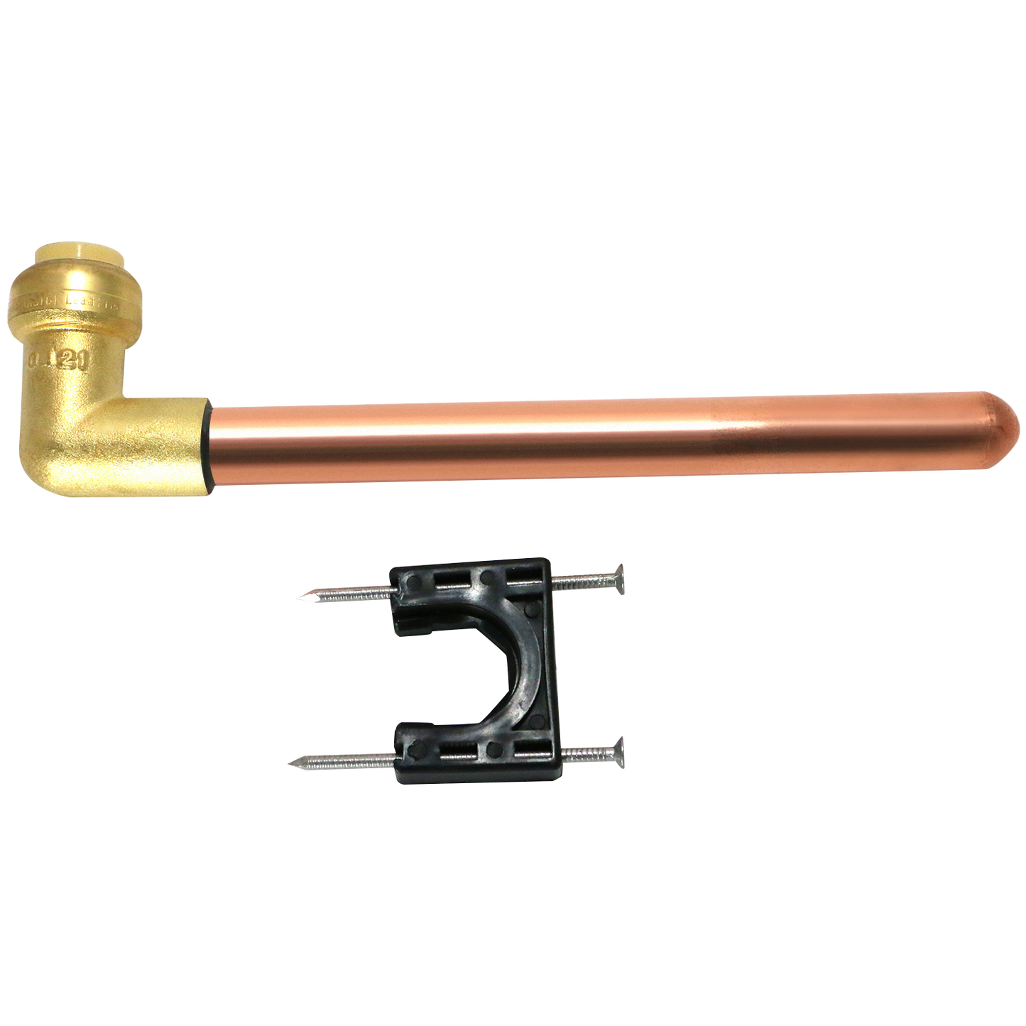1/2" Push Fit Stub Out Elbow 8 Inch Measuring 1/2" Push Fit, 8" Long Specifically Push Fit Stub Out