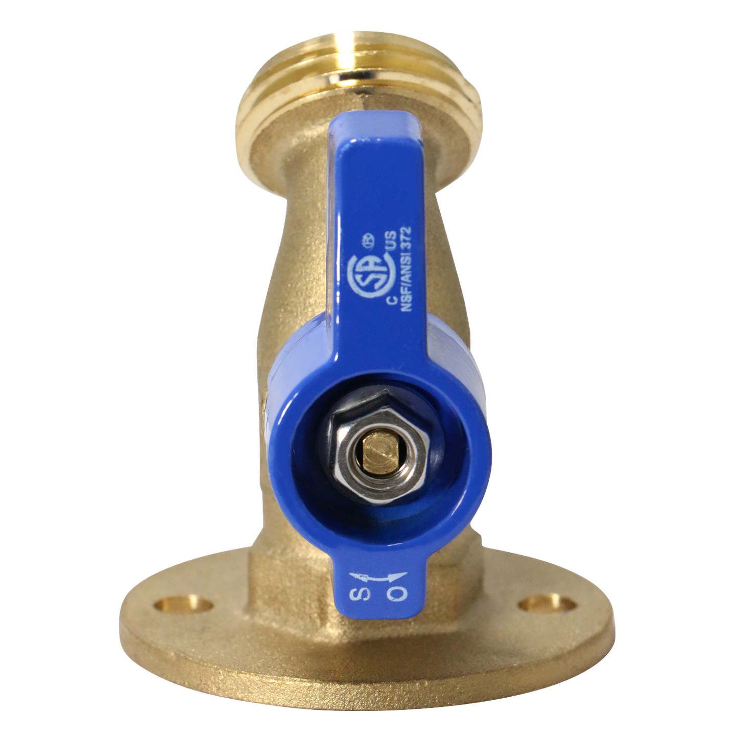 1/2" FPT x 3/4" GHT 1/4 Turn Hose Bibbs with Flange 1" CTS x 1" CTS x 1" PVC Push Fit Tee Push To Connect Tee Measuring 1/2" FPT x 3/4" GHT Specifically Hose BibbPush Fit PVC to CTS Tee