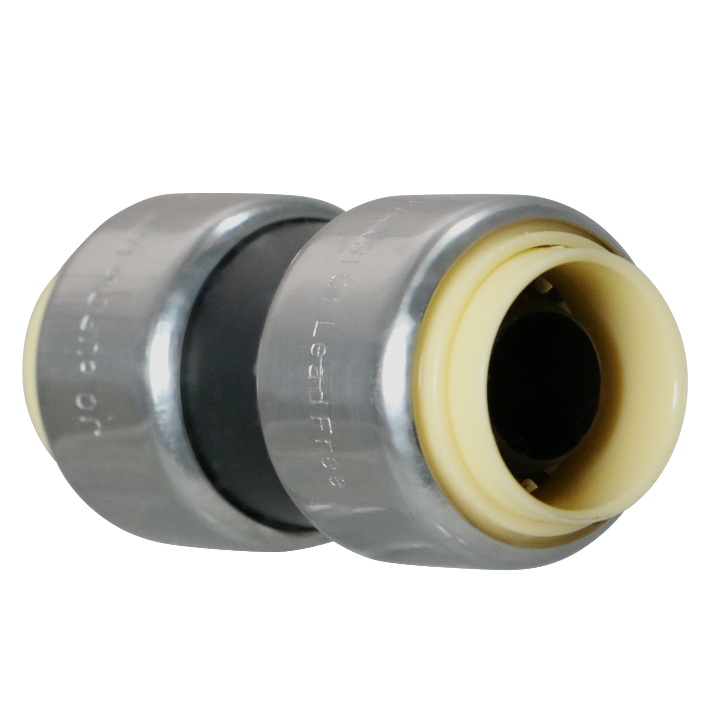 1/2" Push Fit Coupling Push To Connect Coupling PPSU Plastic 3/4" Push Fit Coupling Push To Connect Coupling PPSU Plastic Measuring 1/2" Specifically Push Fit Plastic CouplingPush Fit Plastic Coupling