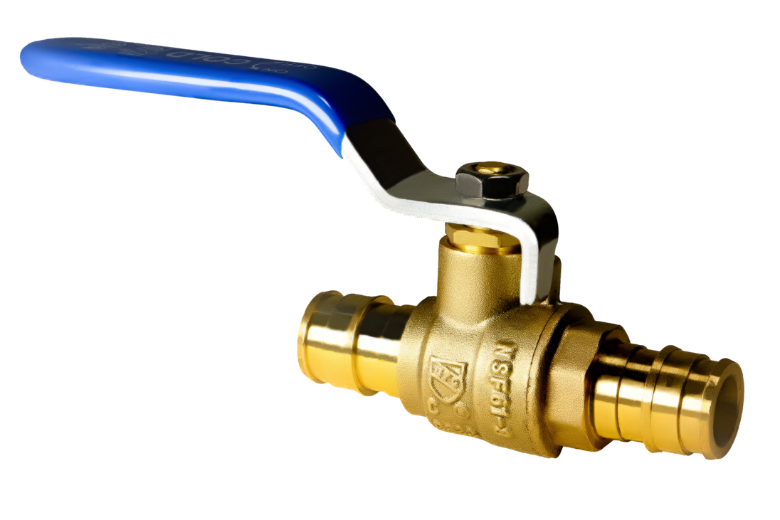 1/2 Inch Pex-A Expansion Ball Valve Cold (Blue)