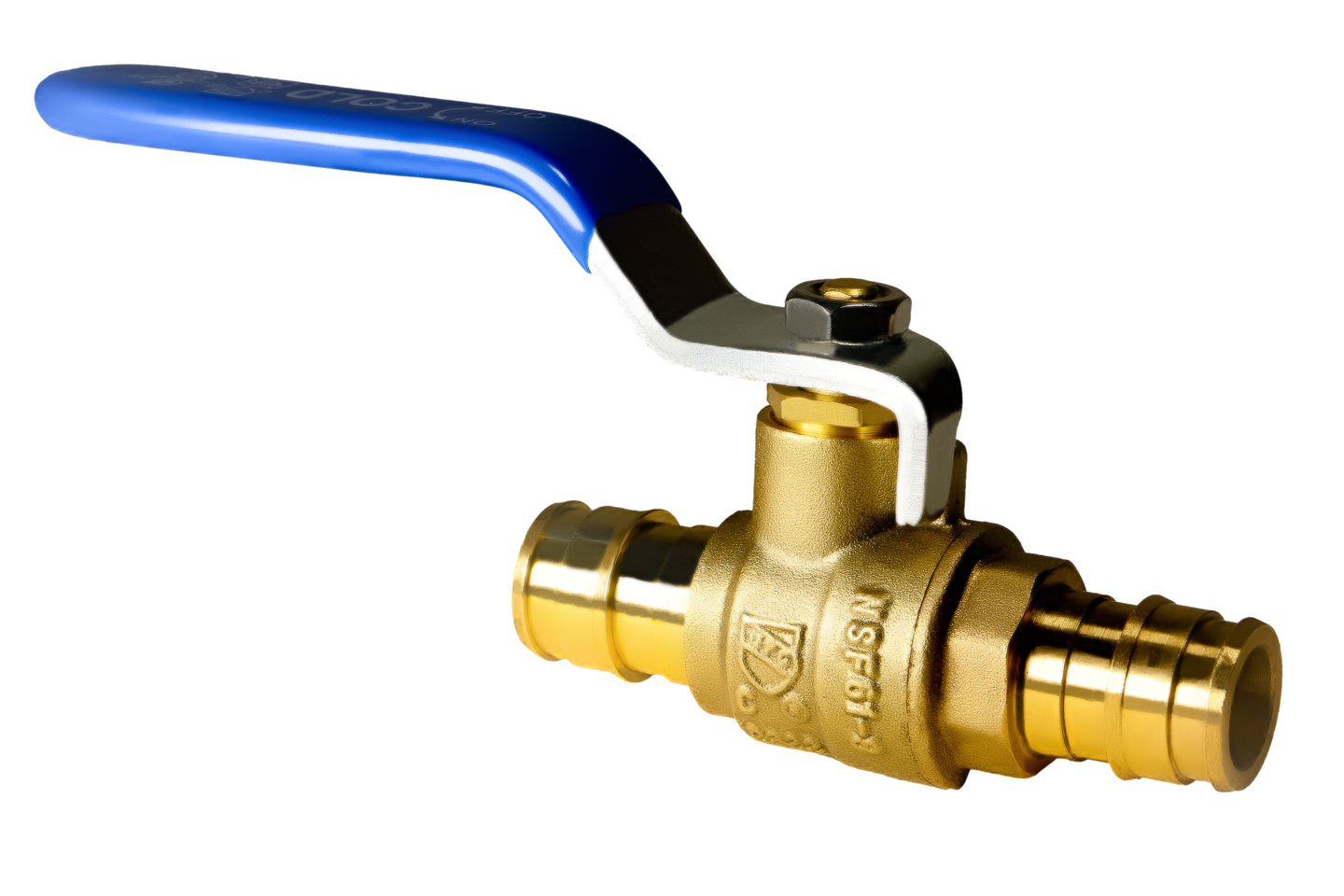 1/2 Inch Pex-A Expansion Ball Valve Cold (Blue)