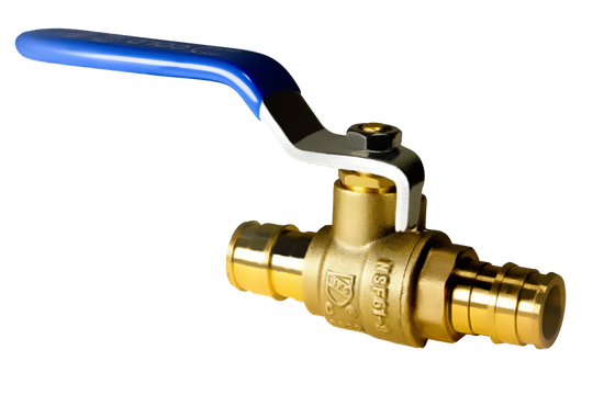 1/2 Inch Pex-A Expansion Ball Valve Cold (Blue)