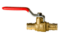 1/2 Inch Pex-A Expansion Ball Valve Hot (Red)