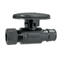 Pex-A Expansion 1/2 Inch x 3/8 Inch OD Compression Straight Stop Valve