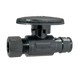 Pex-A Expansion 1/2 Inch x 3/8 Inch OD Compression Straight Stop Valve