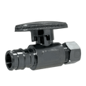 Pex-A Expansion 1/2 Inch x 3/8 Inch OD Compression Straight Stop Valve