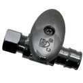 Pex-A Expansion 1/2 Inch x 3/8 Inch OD Compression Straight Stop Valve