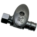 Pex-A Expansion 1/2 Inch x 3/8 Inch OD Compression Straight Stop Valve