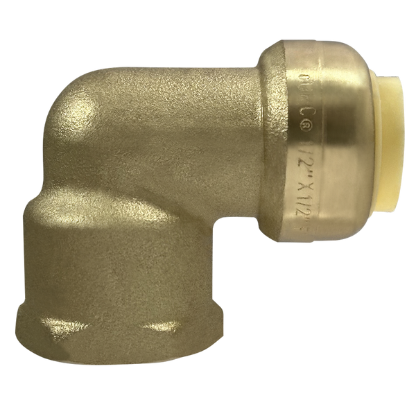 Push-to-Connect 1/2 Inch x 1/2 Inch Female Elbow