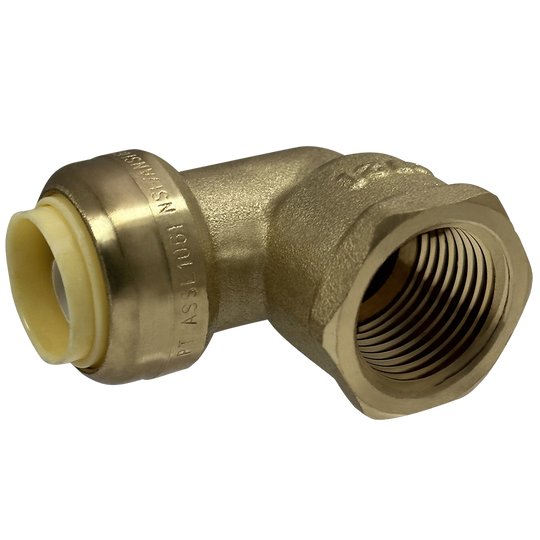 Push-to-Connect 1/2 Inch x 1/2 Inch Female Elbow