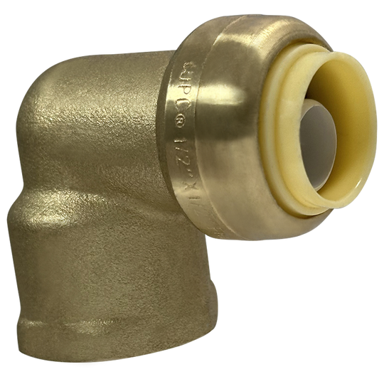 Push-to-Connect 1/2 Inch x 1/2 Inch Female Elbow
