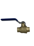 1/2 Inch Brass Sweat Shut Off Ball Valve