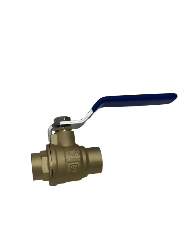 1/2 Inch Brass Sweat Shut Off Ball Valve