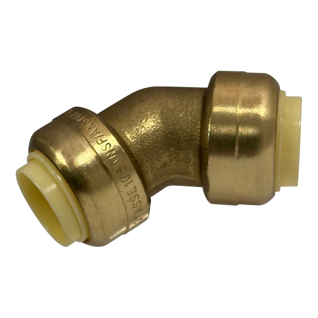 Push-to-Connect 1/2 Inch x 1/2 Inch 45 Degree Elbow