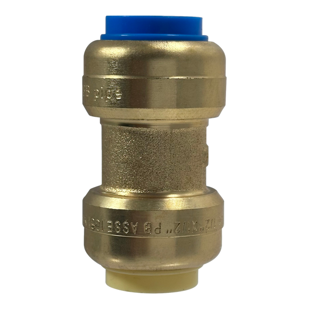 Push-to-Connect 1/2 Inch x 1/2 Inch PB Coupling