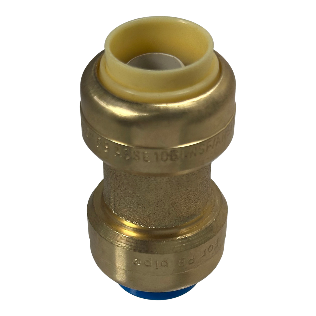 Push-to-Connect 1/2 Inch x 1/2 Inch PB Coupling