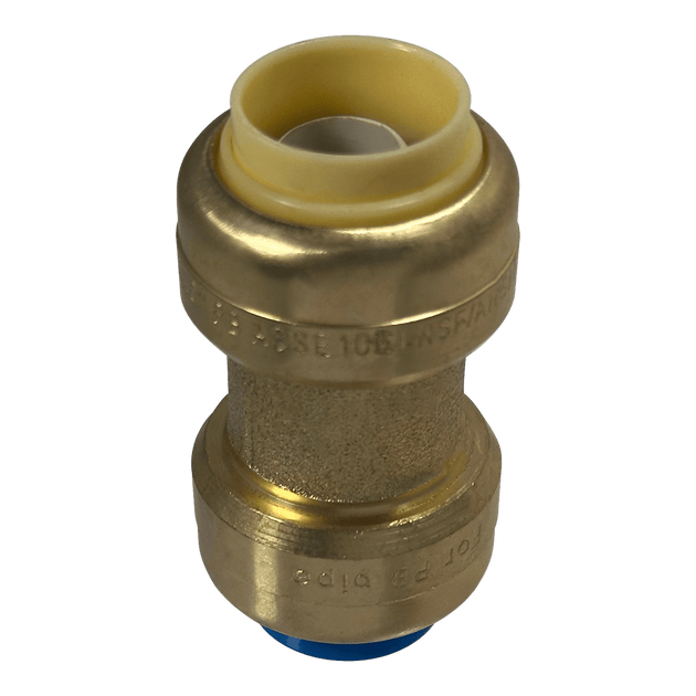 Push-to-Connect 1/2 Inch x 1/2 Inch PB Coupling