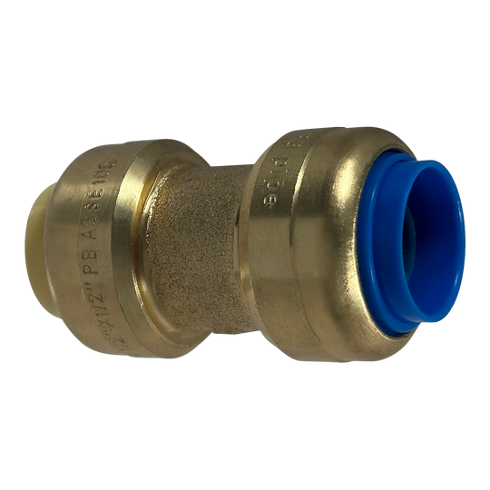 Push-to-Connect 1/2 Inch x 1/2 Inch PB Coupling