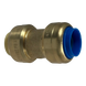 Push-to-Connect 1/2 Inch x 1/2 Inch PB Coupling