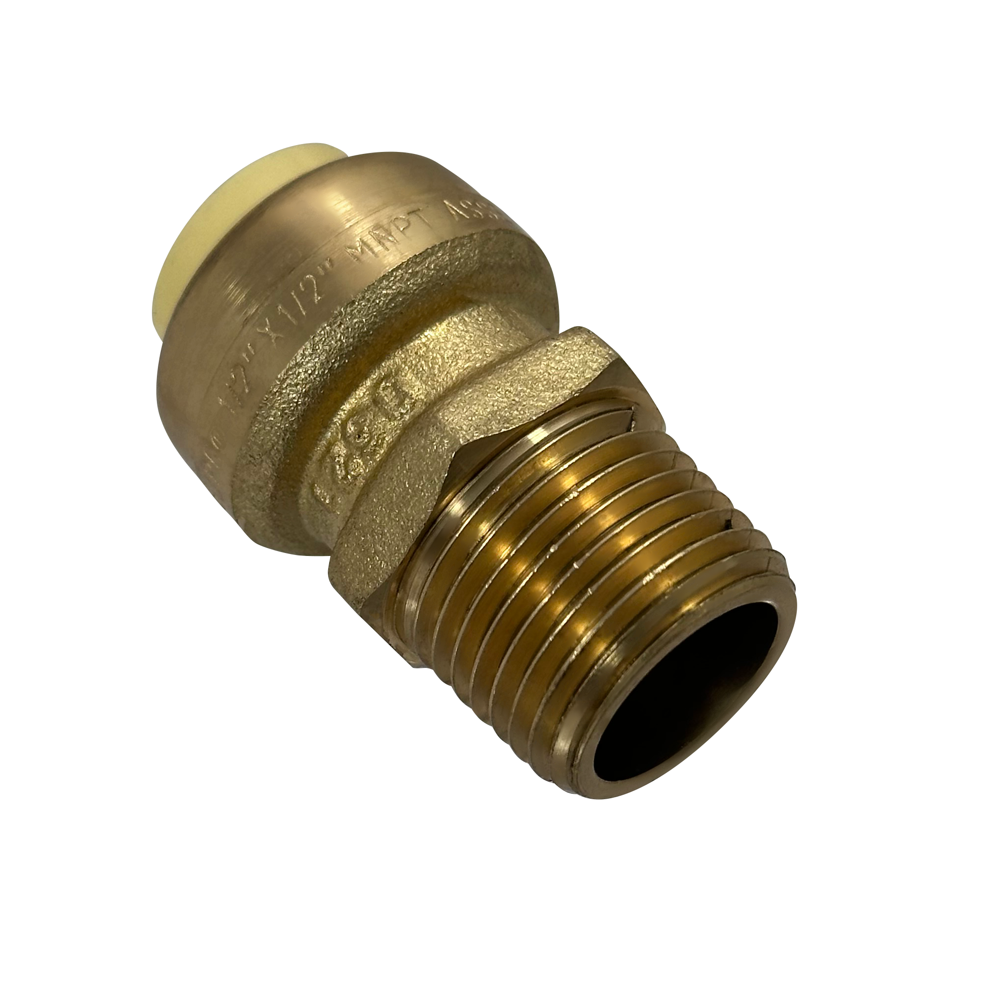 1-2 push fit male adapter