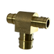 1/2 Inch x1/2 Inchx 3/4 Inch Pex-A Expansion Tee