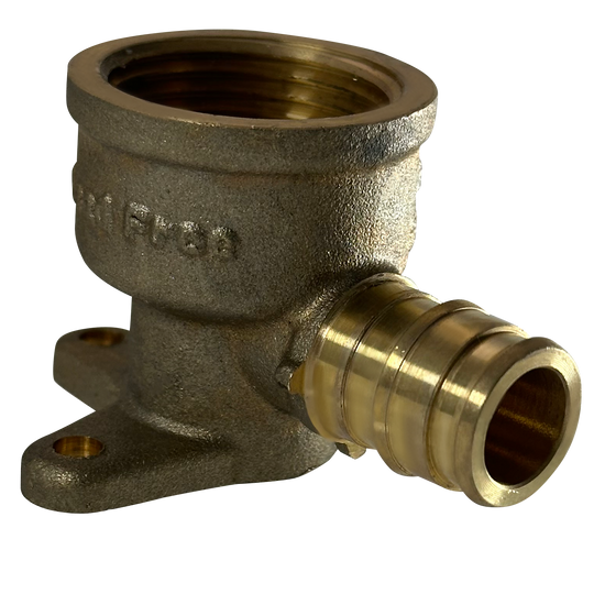 Pex-A Expansion 1/2 Inch x 3/4 Inch FNPT Drop Ear Elbow