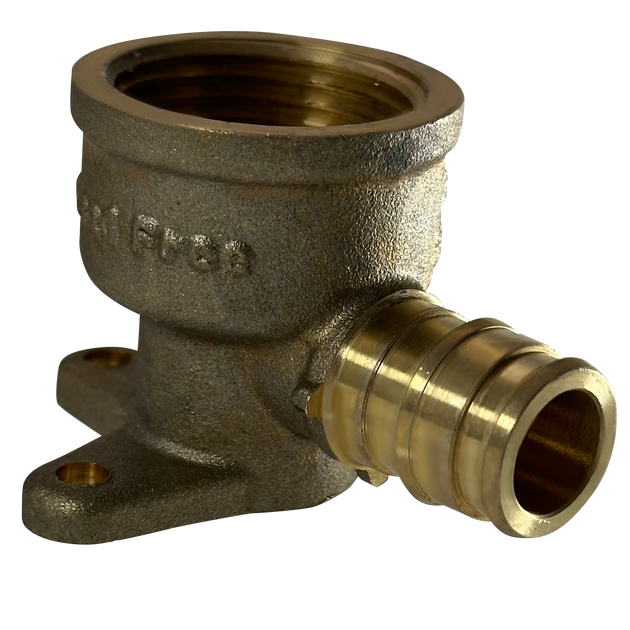 Pex-A Expansion 1/2 Inch x 3/4 Inch FNPT Drop Ear Elbow