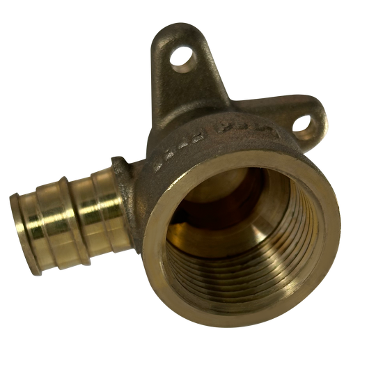 Pex-A Expansion 1/2 Inch x 3/4 Inch FNPT Drop Ear Elbow