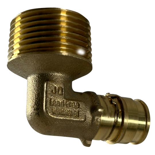 Pex-A Expansion 1/2 Inch x 3/4 Inch Male NPT Elbow