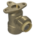 1/2 x 3/4 inch Push-to-Connect Female Elbow with Drop Ear